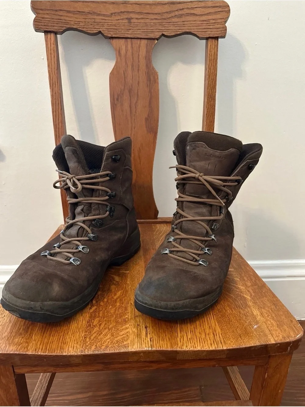 Lowa Men's Brown Suede Hiking Boots
